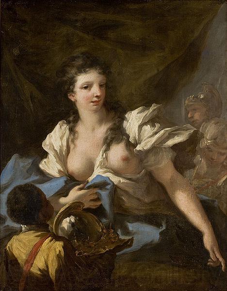 Giovanni Antonio Pellegrini Queen Tomyris Norge oil painting art